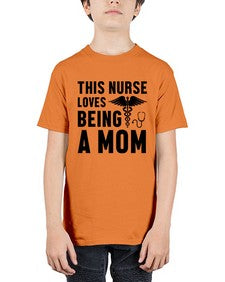 This nurse loves being a mom1558# - nurse - Youth Tee Unisex