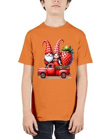Truck Gnome Strawberries 1673# - strawberry - Youth Tee Unisex