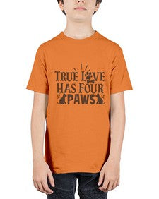 True Love Has Four Paws Style 24# - cats - Youth Tee Unisex