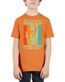 When I started the original alien 45# - ufo - Youth Tee Unisex
