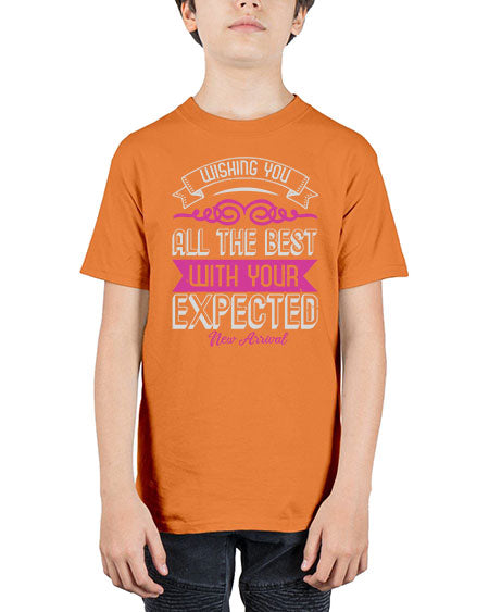 Wishing you all the best on your new arrival Style 240# - baby shower - Youth Tee Unisex