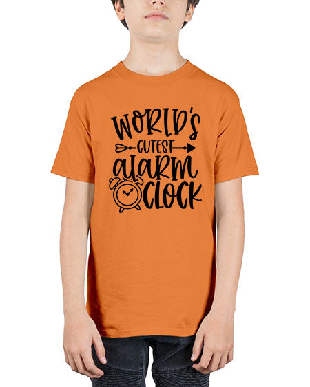 Worlds Cutest Alarm Clock Style 473# - baby - Youth Tee Unisex
