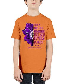 You may not remember but I will never forget alzheimer 223# - alzheimers - Youth Tee Unisex
