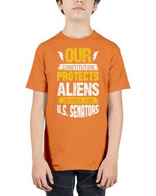 Your constituion protects aliens and drunks 49# - ufo - Youth Tee Unisex