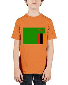 Zambia 2160# - world flags - Youth Tee Unisex