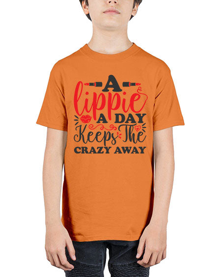 a lippie a day keeps the crazyaway Style 166# - beauty - fashion - Youth Tee Unisex