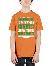 a parents love is whole no matter how many times divided 29# - parents day - Youth Tee Unisex