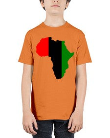africamap 275# - black words and phrases - Youth Tee Unisex