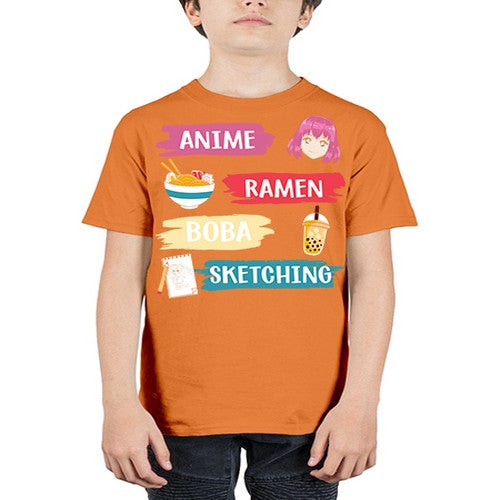 anime ramen boba sketching212# - anime - Youth Tee Unisex