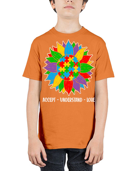 autism accept understand 7# - autism - Youth Tee Unisex
