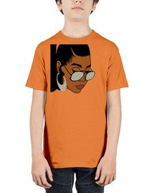 black afro 42# - black girls or women - Youth Tee Unisex