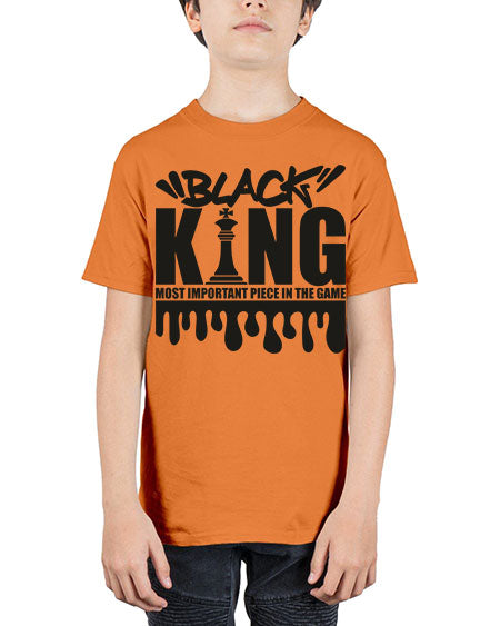 black king 214# - black words and phrases - Youth Tee Unisex