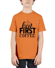 but first coffee 697# - tea - Youth Tee Unisex