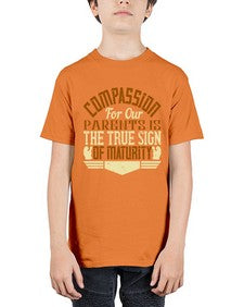 compassion for our parents is the true sign of maturity 132# - parents day - Youth Tee Unisex