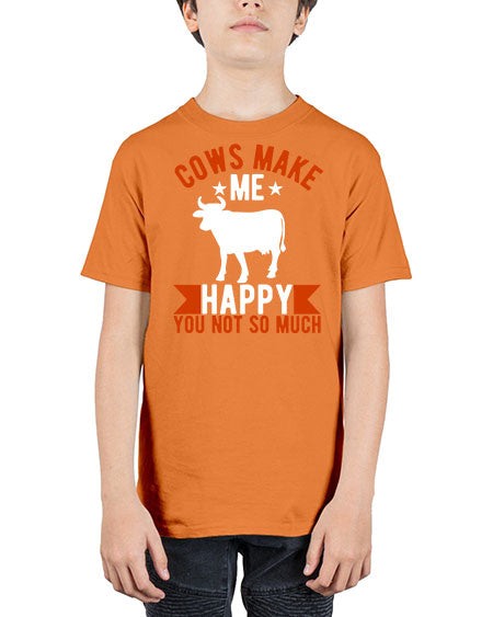 cows make me happy you not so much Style 5# - cow - Youth Tee Unisex
