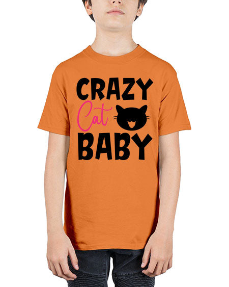crazy cat baby Style 66# - baby - Youth Tee Unisex