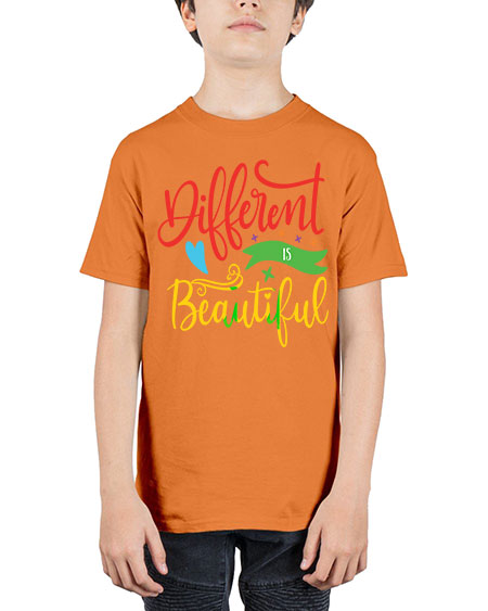 different is beautiful Style 11# - autism - Youth Tee Unisex