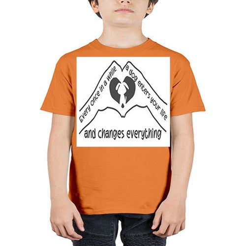 dog changes everything 75# - dogs - Youth Tee Unisex