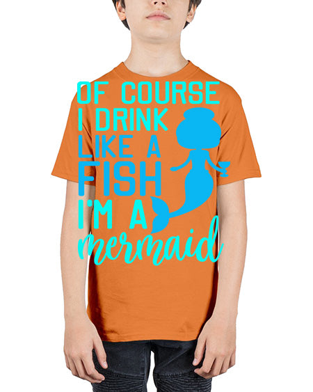 drinklikeafishvk 61# - shark-fish - Youth Tee Unisex