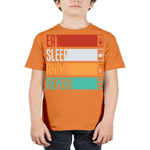 eat sleep anime repeat225# - anime - Youth Tee Unisex