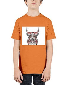 ethnic bull 418# - mandala - Youth Tee Unisex