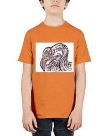ethnic flamingo 423# - mandala - Youth Tee Unisex