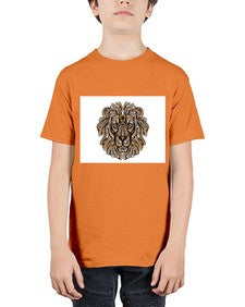 ethnic lion 430# - mandala - Youth Tee Unisex