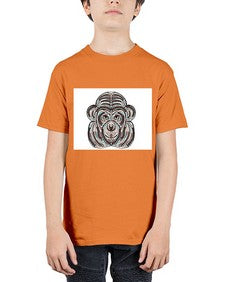 ethnic monkey 431# - mandala - Youth Tee Unisex