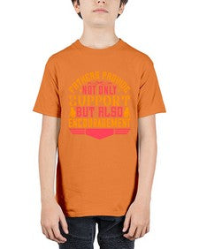 fathers provide not only support but also encouragement 195# - parents day - Youth Tee Unisex