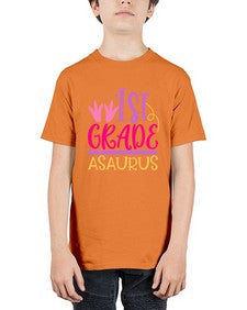 first grade asaurus 117# - first grade - Youth Tee Unisex