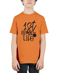 first grade design black 122# - first grade - Youth Tee Unisex