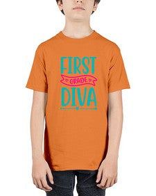 first grade diva 123# - first grade - Youth Tee Unisex
