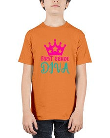 first grade diva 128# - first grade - Youth Tee Unisex