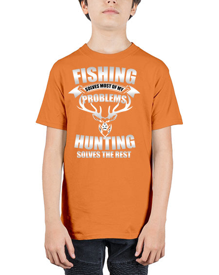 fishing 29# - shark-fish - Youth Tee Unisex