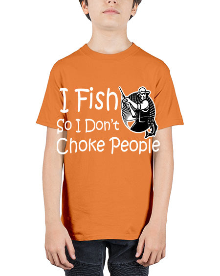 fishing 34# - shark-fish - Youth Tee Unisex