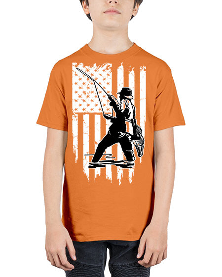 fishing 37# - shark-fish - Youth Tee Unisex