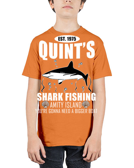 fishing 40# - shark-fish - Youth Tee Unisex