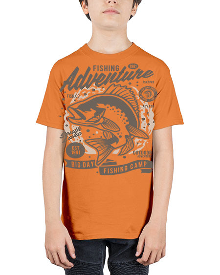 fishing adventure 51# - shark-fish - Youth Tee Unisex