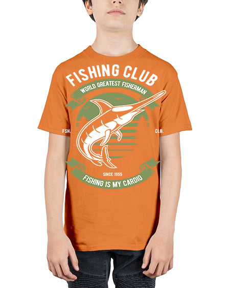 fishing club 50# - shark-fish - Youth Tee Unisex
