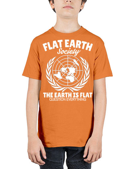 flat earth society 23# - nature - Youth Tee Unisex