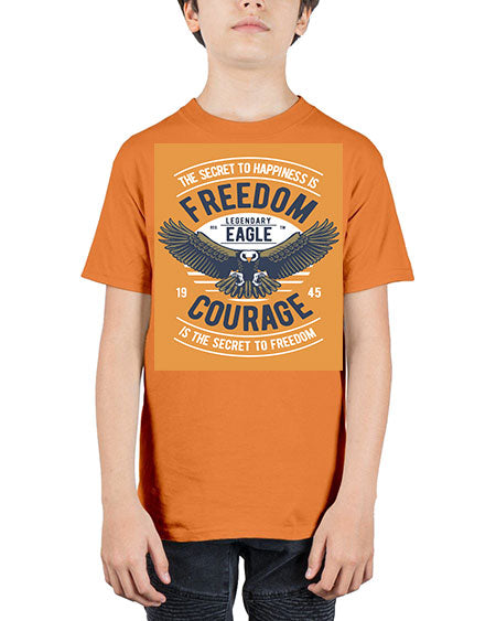 freedom eagle 35# - birds - Youth Tee Unisex