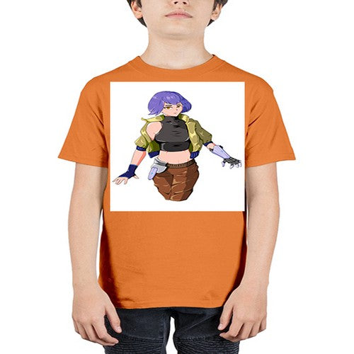 girl with gauntlet169# - anime - Youth Tee Unisex