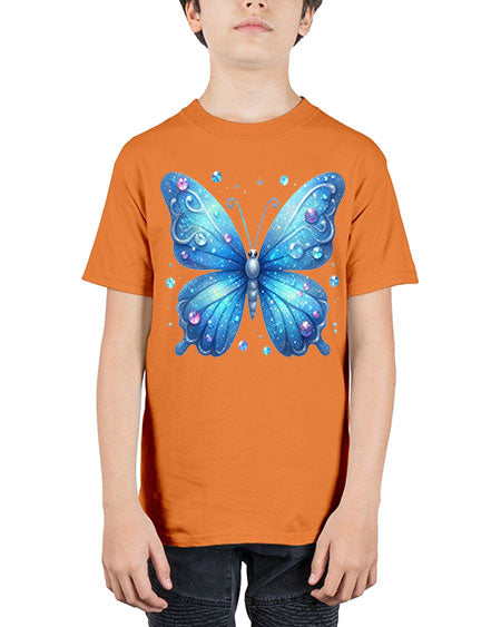 glitter butterfly 17# - butterfly - Youth Tee Unisex