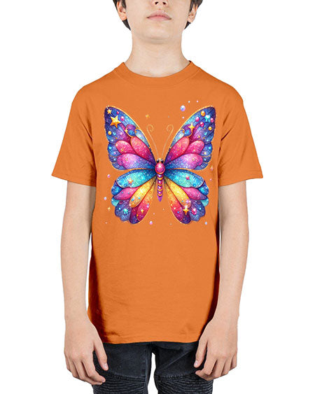 glitter butterfly 20# - butterfly - Youth Tee Unisex