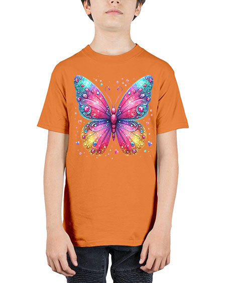 glitter butterfly 23# - butterfly - Youth Tee Unisex