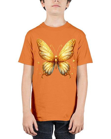 glitter butterfly 24# - butterfly - Youth Tee Unisex