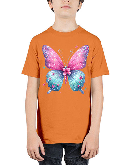 glitter butterfly 7# - butterfly - Youth Tee Unisex
