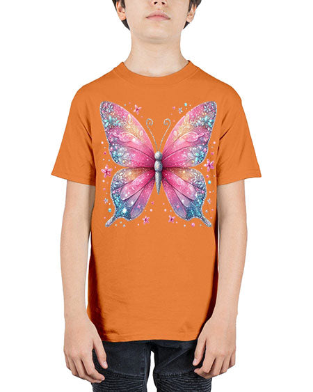 glitter butterfly 8# - butterfly - Youth Tee Unisex