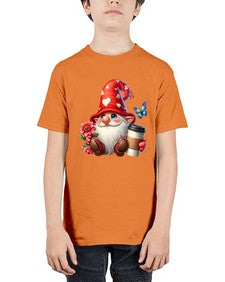 gnome with butterfly 12# - gnome - Youth Tee Unisex