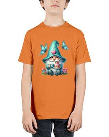 gnome with butterfly 14# - gnome - Youth Tee Unisex